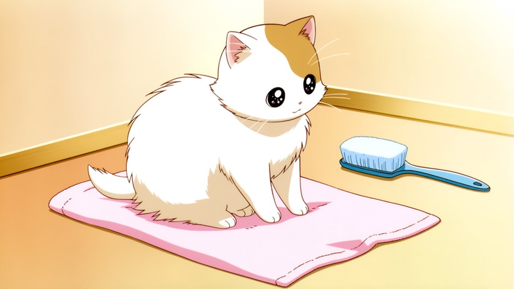 人気の猫動画の伸びに合わせて猫のための導線を育てるイメージ